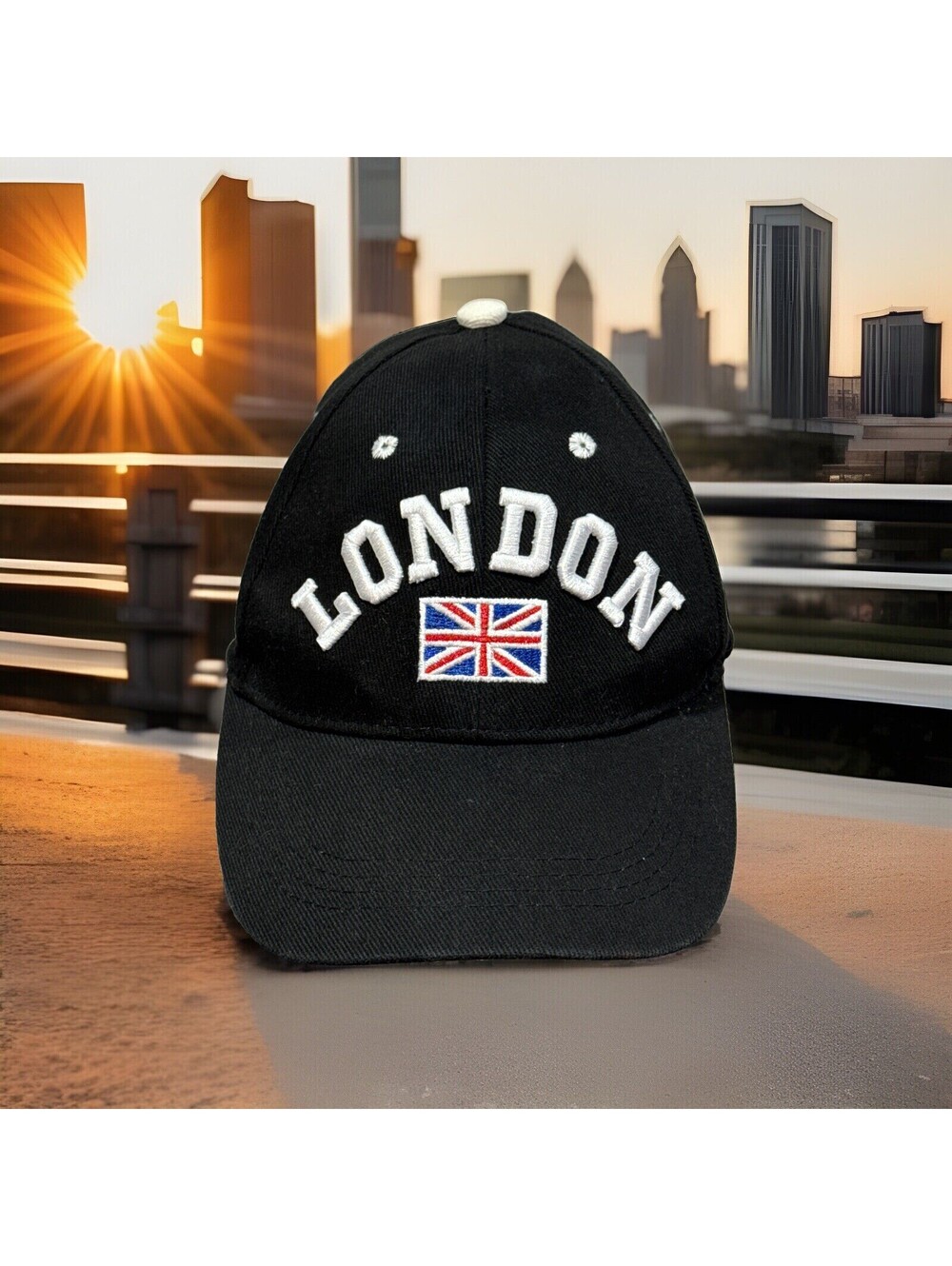 London England Buckingham Palace Royal Family Big Ben Beatles Black Baseball Cap